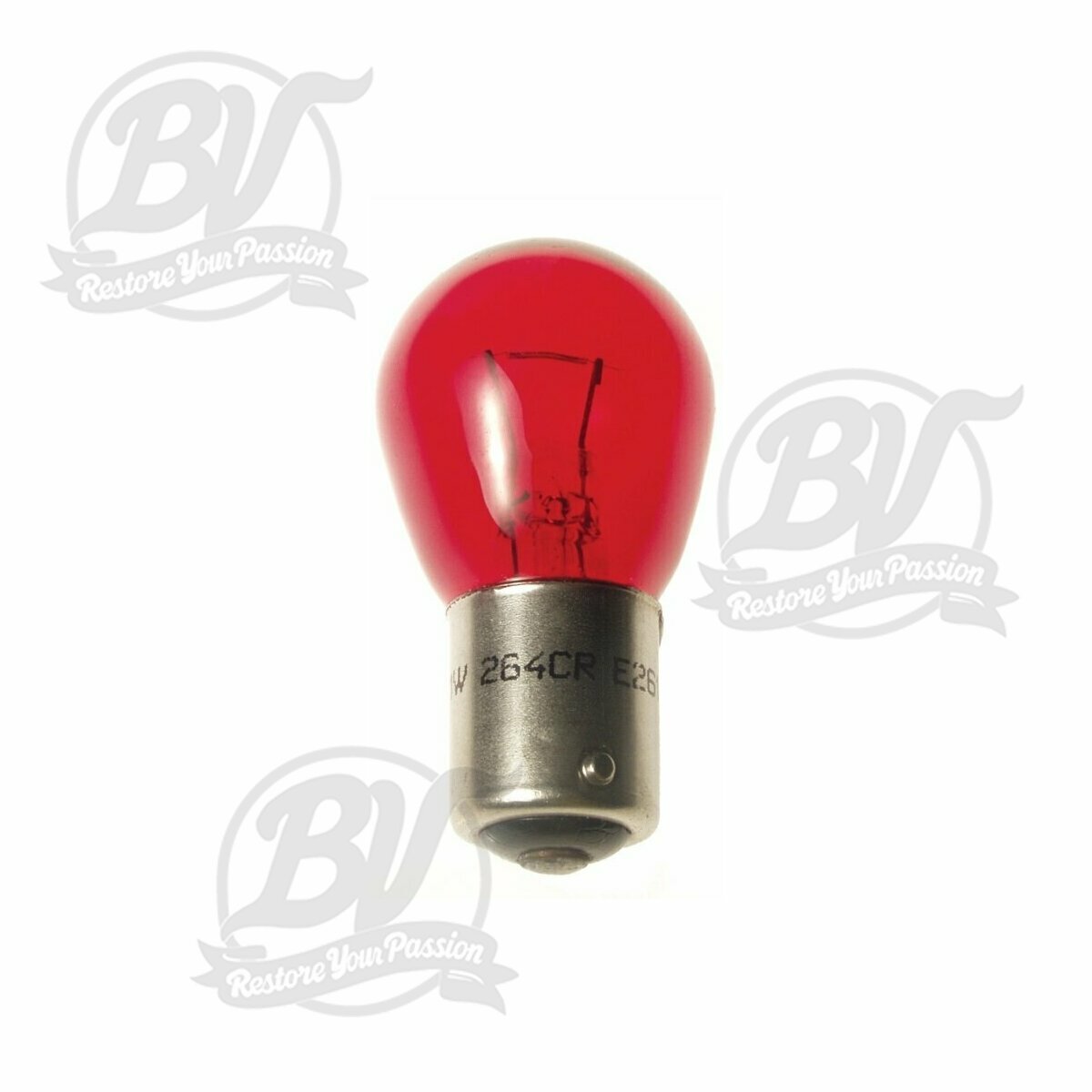 Ampoule -BA15S- 12V 21W - rouge