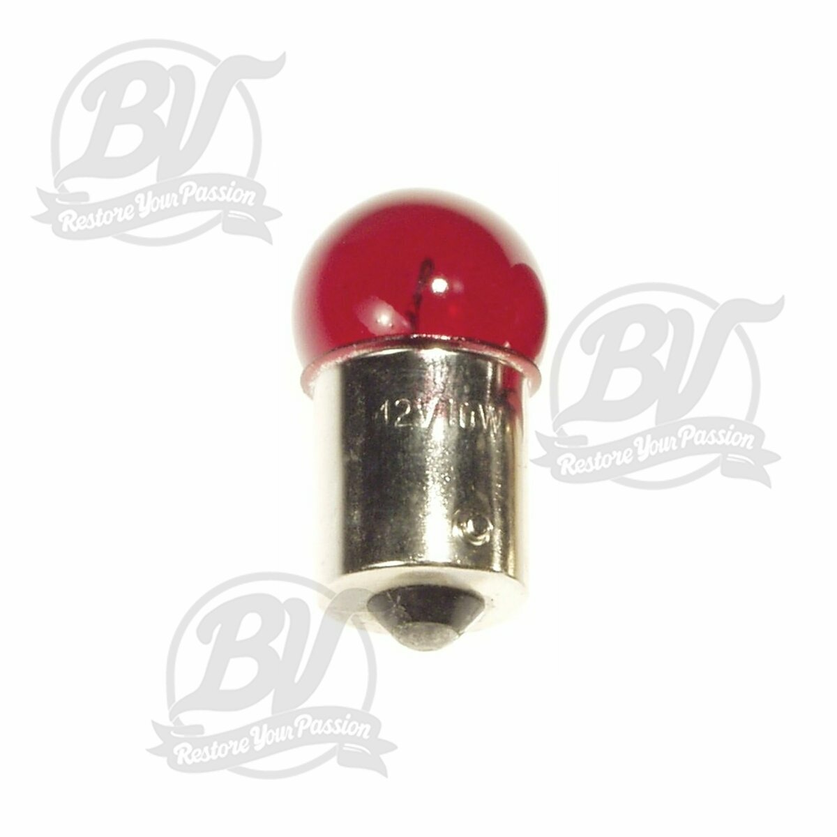 Ampoule -BA15S- 12V 10W - rouge