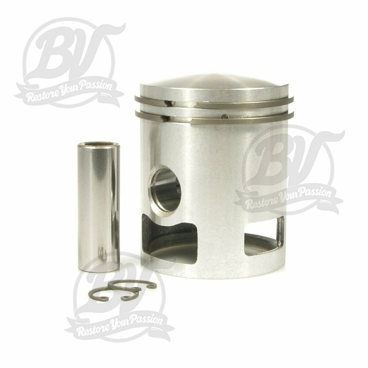 Piston &Oslash; 52.9mm (cote 2&egrave;me rectification) Vespa 125cc 3 transferts - Vespa PX125, Cosa125