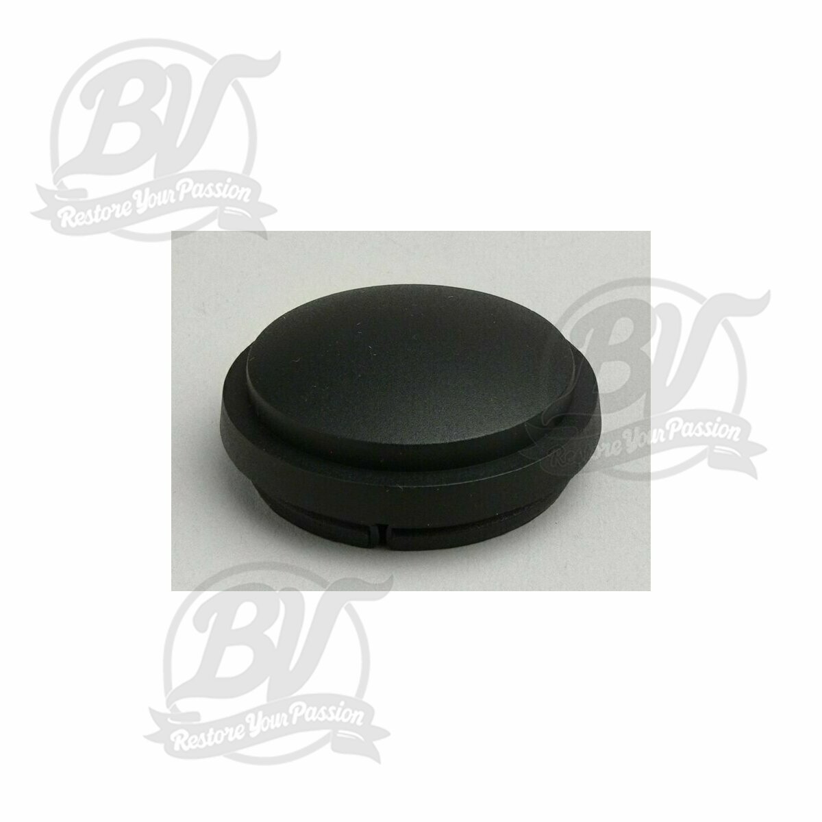 Cabochon de moyeu tambour de frein avant &Oslash;=39mm Vespa PX (1984-), T5 125cc, Cosa plastique noir