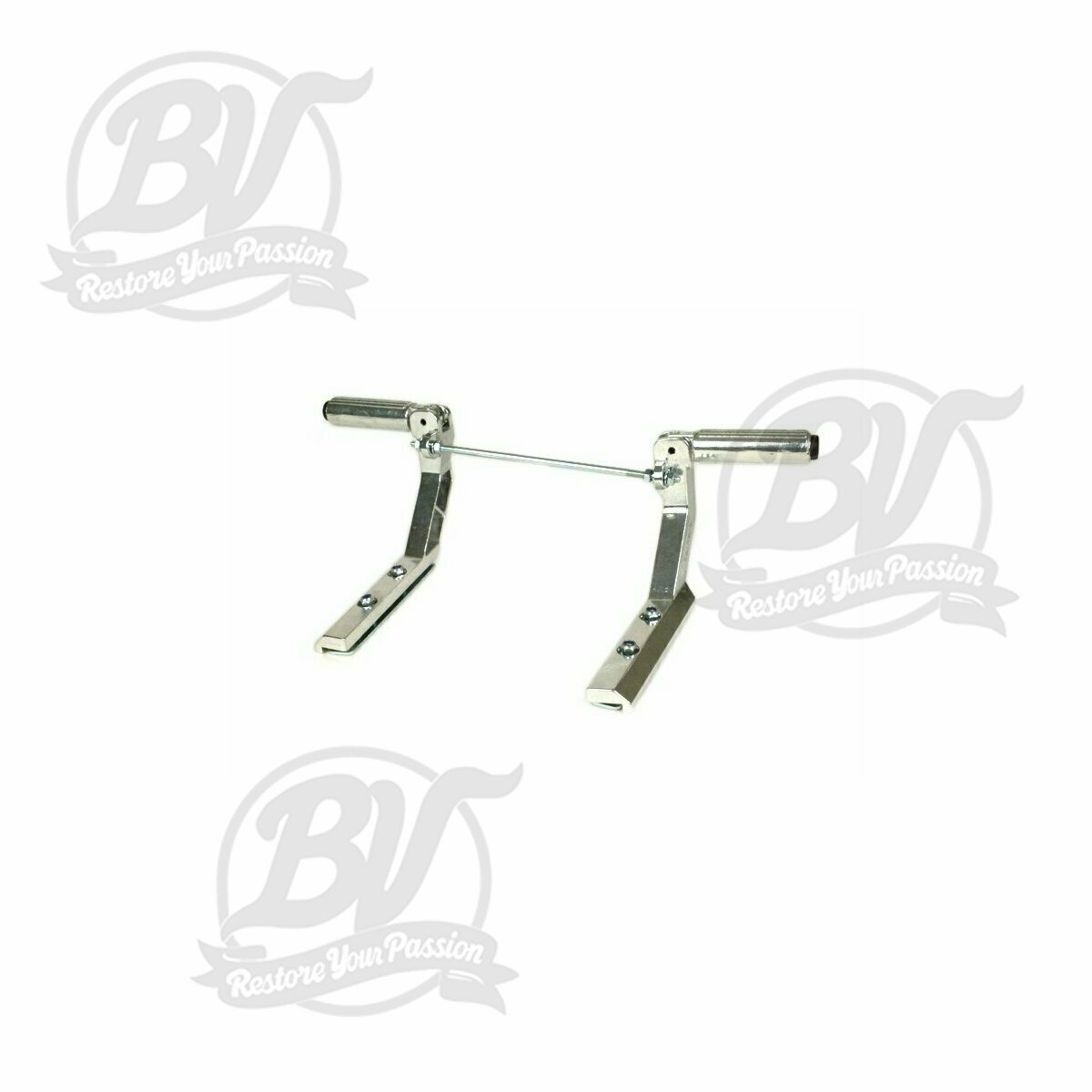 Repose-pieds -FA ITALIA rabattable- Vespa Smallframe V50, 50N, PV125, ET3, PK S, PK XL, Largeframe PX80, PX125, PX150, PX200, T5 125cc - aluminium