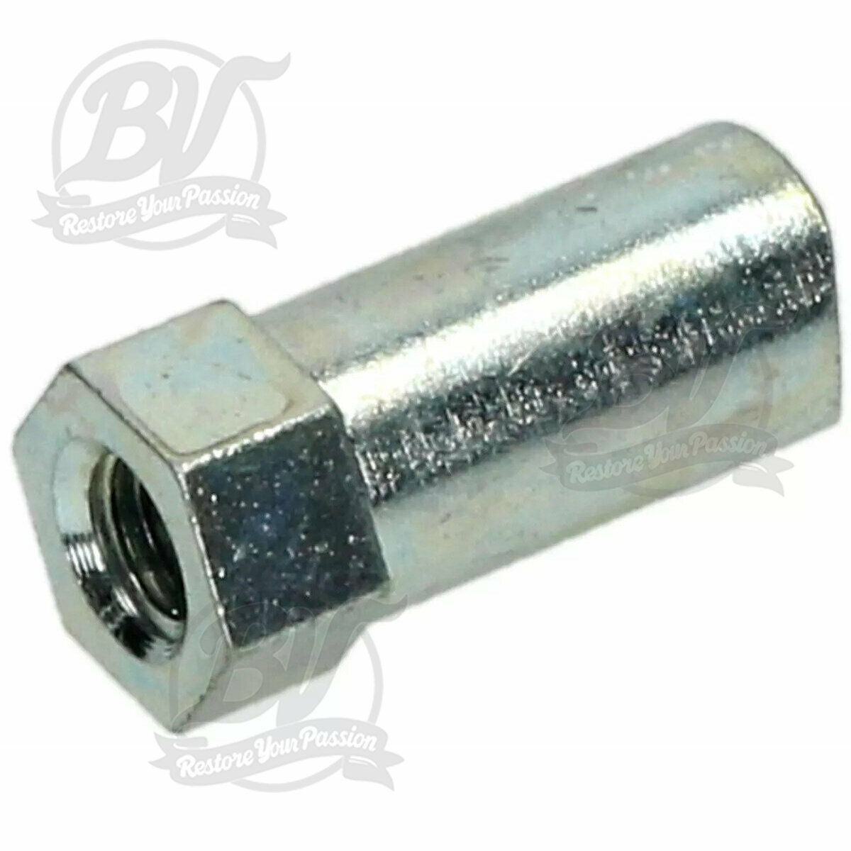 Cable de frein avec tige filet&eacute;e -M6 x 1,0- (mont&eacute; sur scooter Piaggio avec frein arri&egrave;re &agrave; tambour)