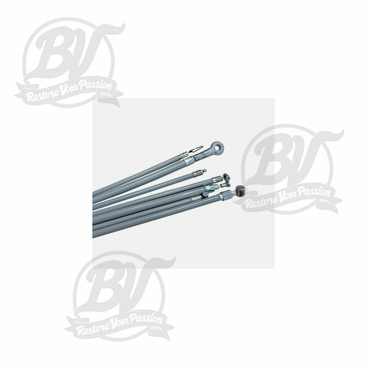 Set c&acirc;bles Teflon Vespa PX Arcobaleno (1984-) gris