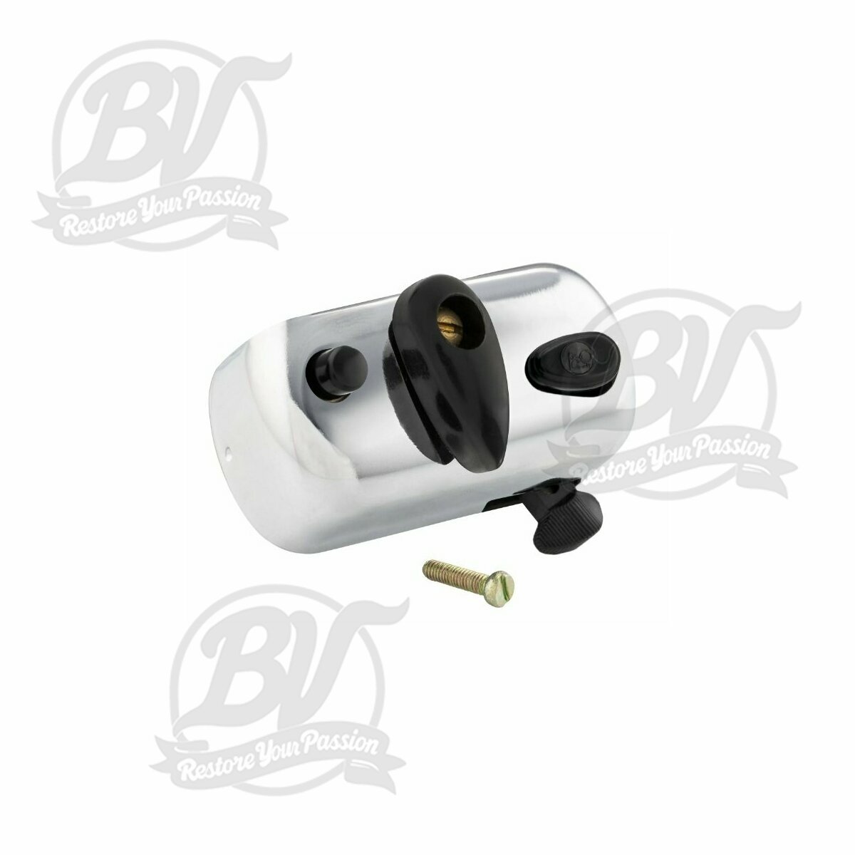 Commutateur de lumi&egrave;re Vespa VB1T, VGL1, VBA1T, VBB1T, VNA1T, VNB1T (-052499), VGLA1T (-015859) - chrome
