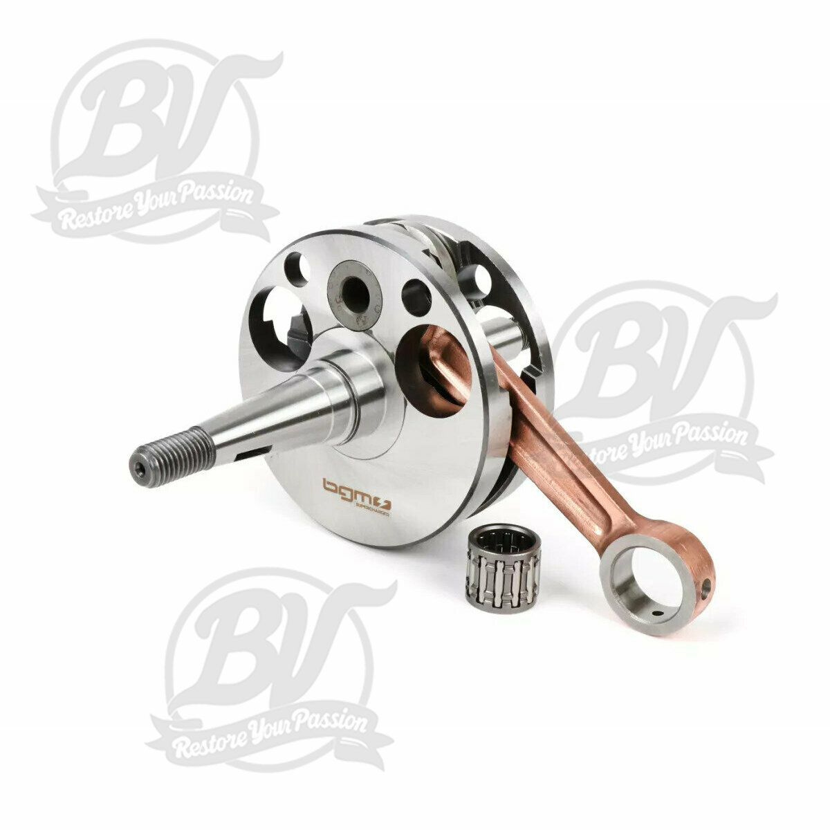 Vilebrequin -BGM PRO, admission directe, course de 57mm, bielle de 110mm, axe de piston &Oslash;=15mm
