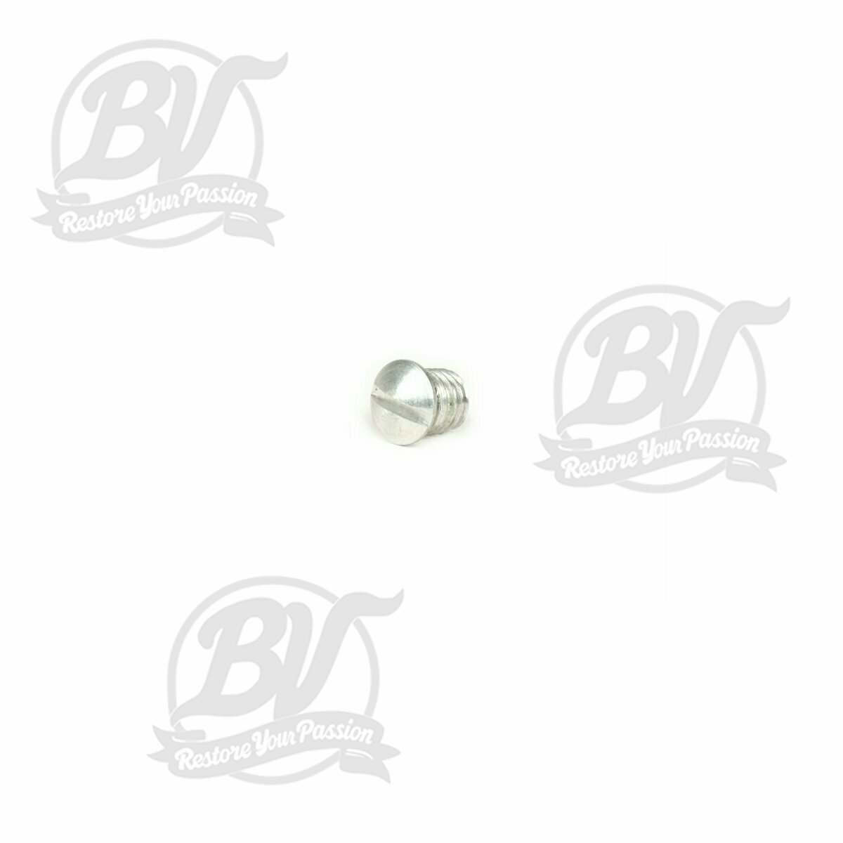 Vis t&ecirc;te bomb&eacute;e M8 - aluminium - Vespa V50, V90, PV, GL, GT, GTR, TS, Sprint, Rally, SS180, T4 - pour cache dessous guidon et trous taraud&eacute;s porte roue de secours dans le ch&acirc;ssis