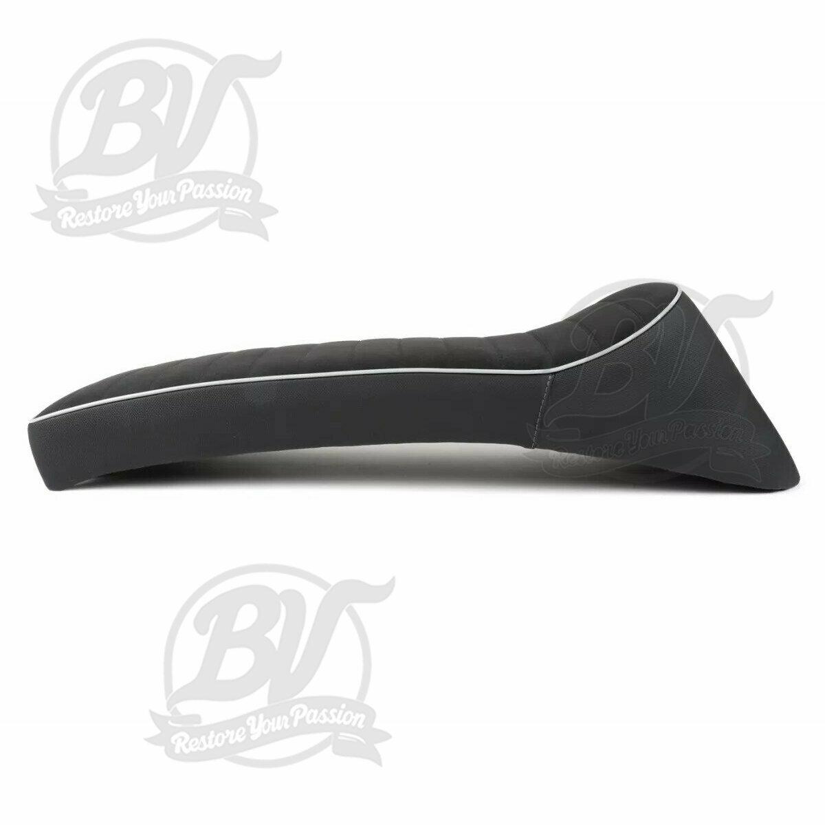 Selle PLC CORSE made by NISA ITALY- Lambretta LI, LI S, SX, TV, DL, GP - sans serrure, avec loquet magn&eacute;tique