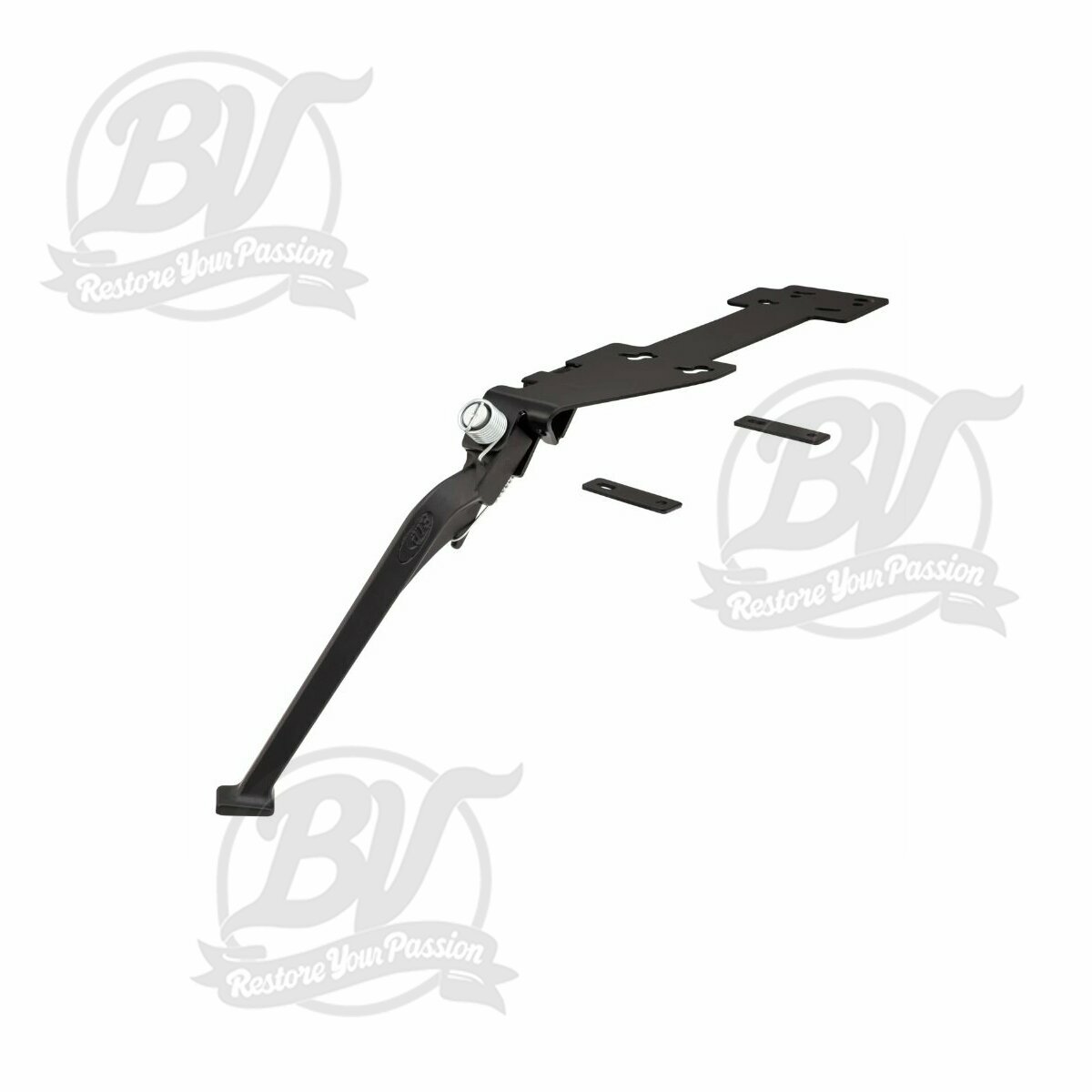 B&eacute;quille lat&eacute;rale SIP 82&deg; aluminium noire 245mm