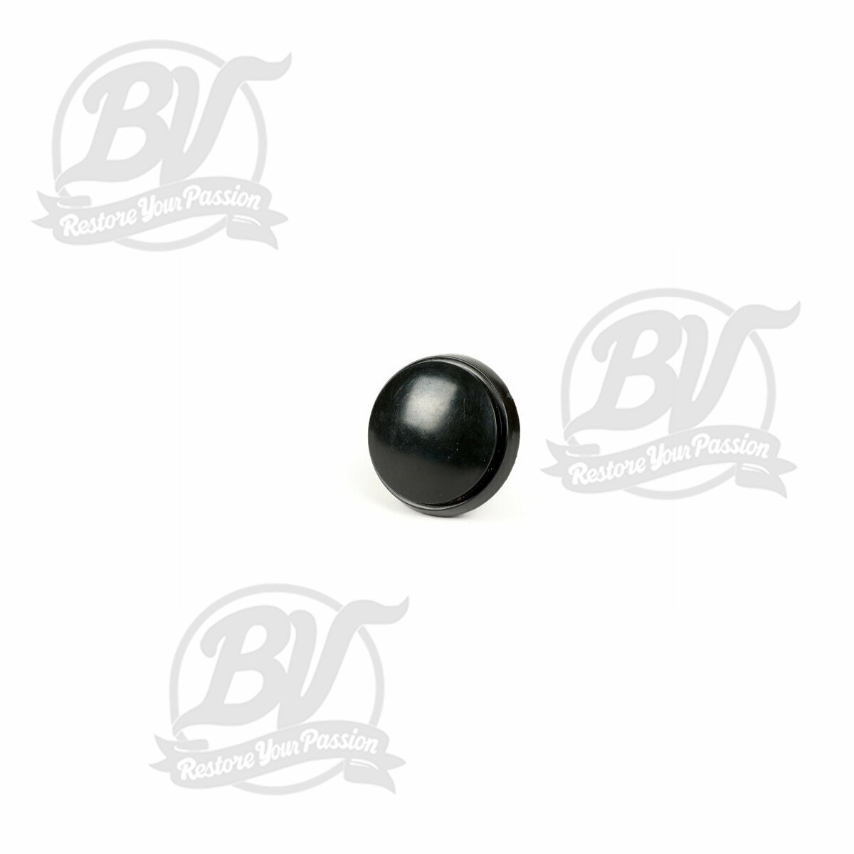 Cabochon de moyeu tambour de frein arri&egrave;re &Oslash;=36mm Vespa PX (1984-), T5 125cc, Cosa - semi gloss noir