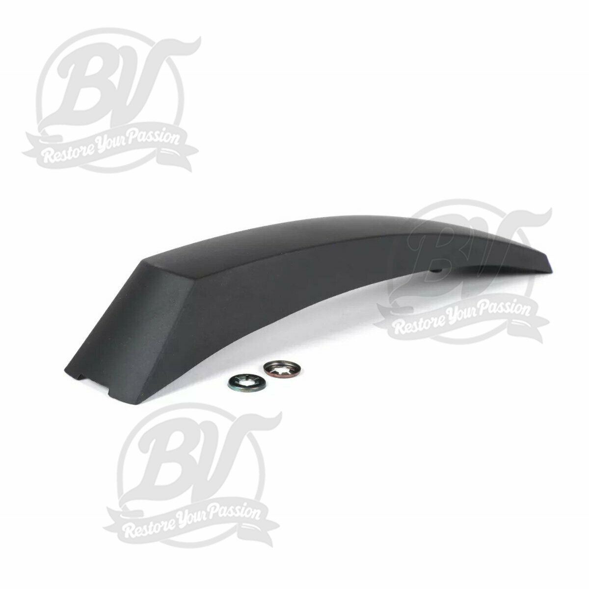 Cr&ecirc;te de garde boue Vespa PX Arcobaleno (1984-) - aluminium - noir mat