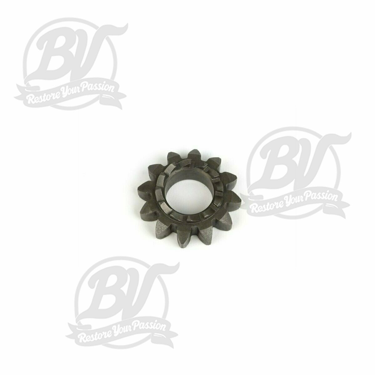 Pignon d&eacute;marreur Vespa PX125, PX150, PX200, T5 125cc, Rally180 (VSD1T), Rally200 (VSE1T), Cosa - 12/12 dents, &Oslash;=20,5mm