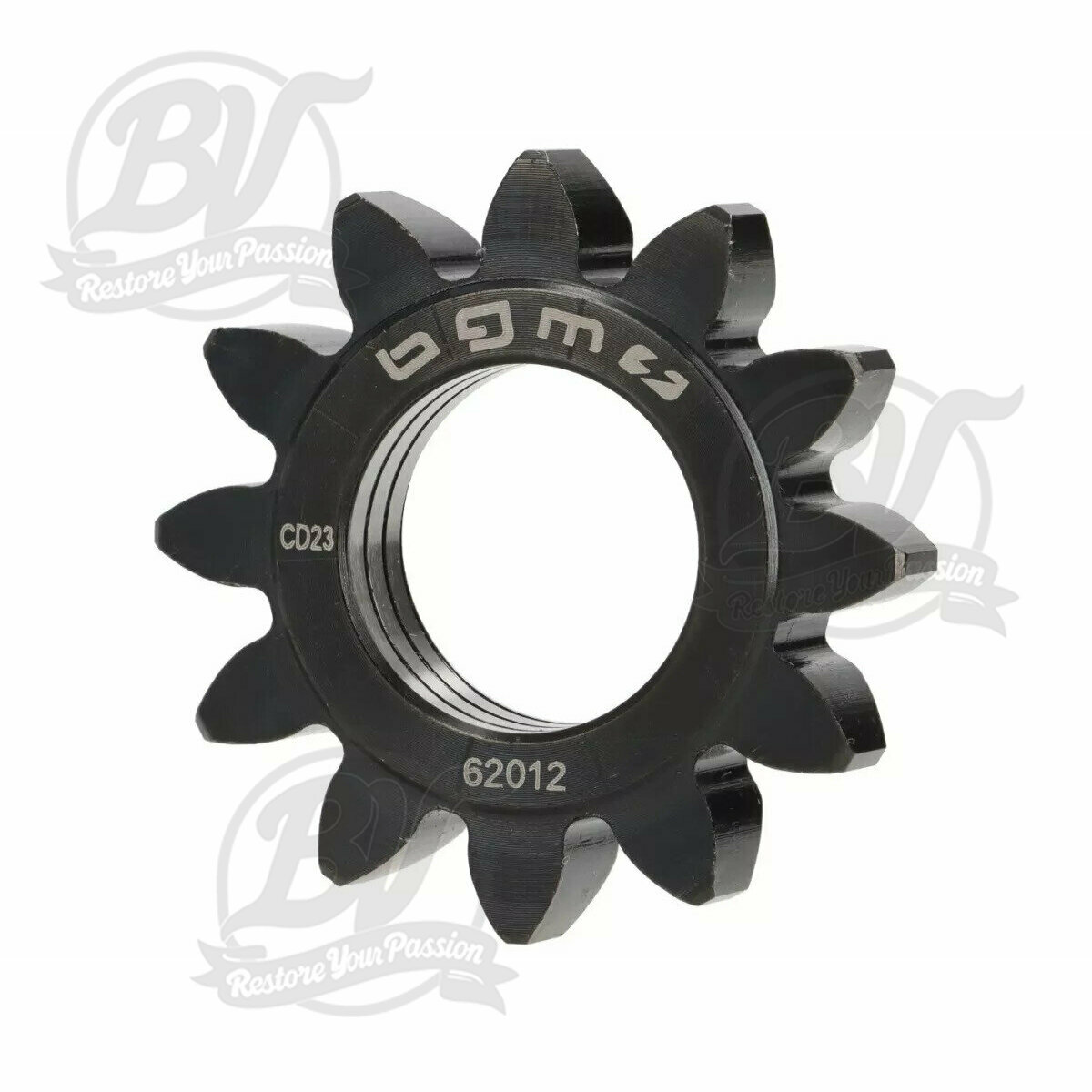 Pignon d&eacute;marreur Vespa PX125, PX150, PX200, T5 125cc, Rally180 (VSD1T), Rally200 (VSE1T), Cosa - 12/12 dents, &Oslash;=20,5mm