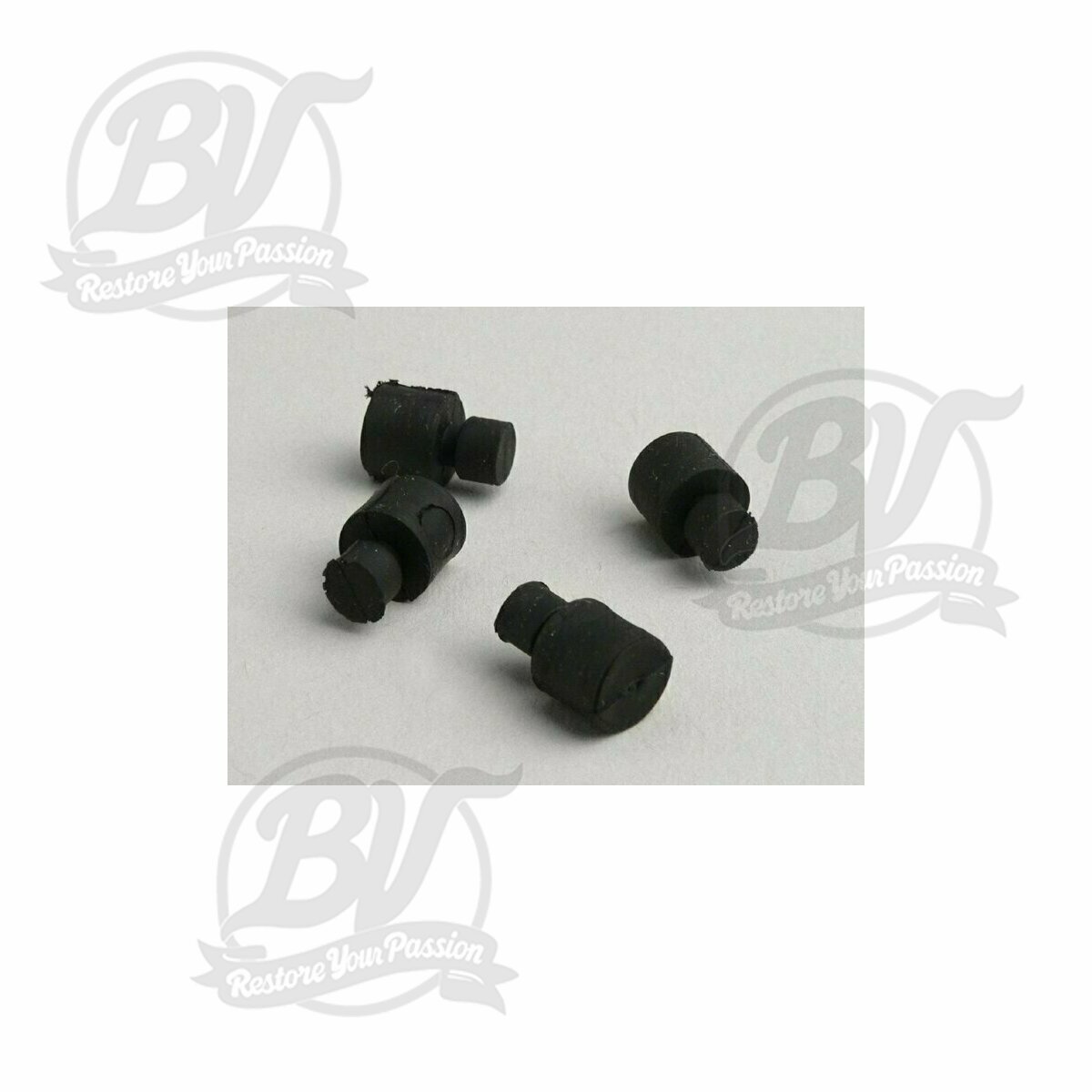 Jeu tampons caoutchouc pour trappe carburateur -VESPA- Wideframe V98, V1T-V15T, V30T-V33T, VN, VM, VU, VB, VL, GS150 / GS33