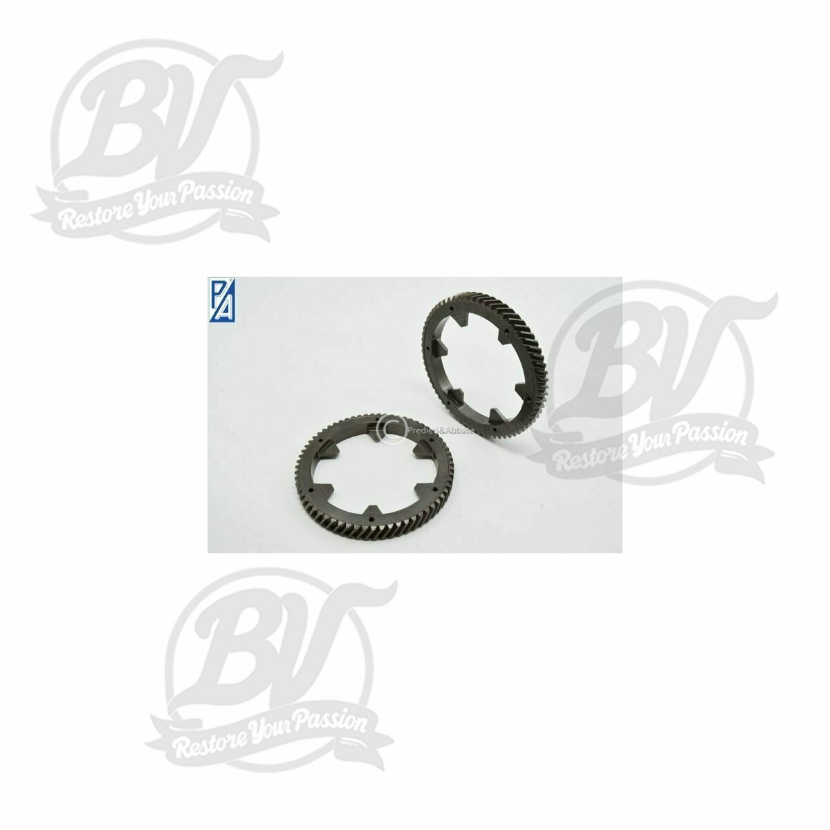 Pignon &eacute;lastique Predieri &Abbate Vespa PX200, Rally200 - 65 dents (h&eacute;lico&iuml;dal)