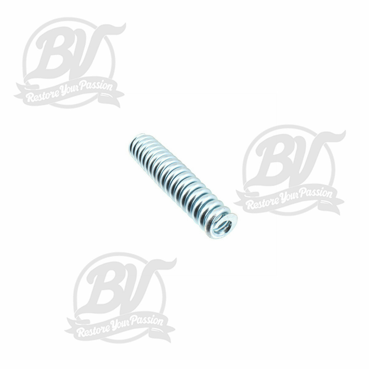 Ressort amortisseur avant l=195mm- Vespa Rally180 (VSD1T), Rally200 (VSE1T), Sprint150 (VLB1T), TS125 (VNL3T), GT125 (VNL2T), GTR125 (VNL2T), Super - acier galvanis&eacute;