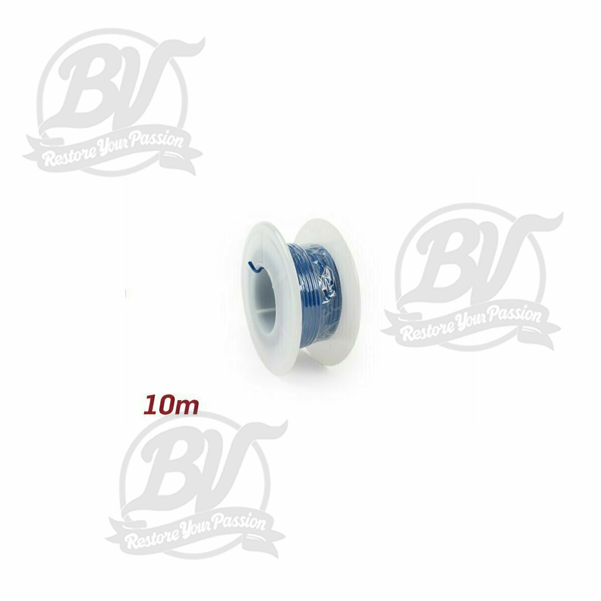 C&acirc;ble &eacute;lectrique bleu 0,85mm&sup2; 10m