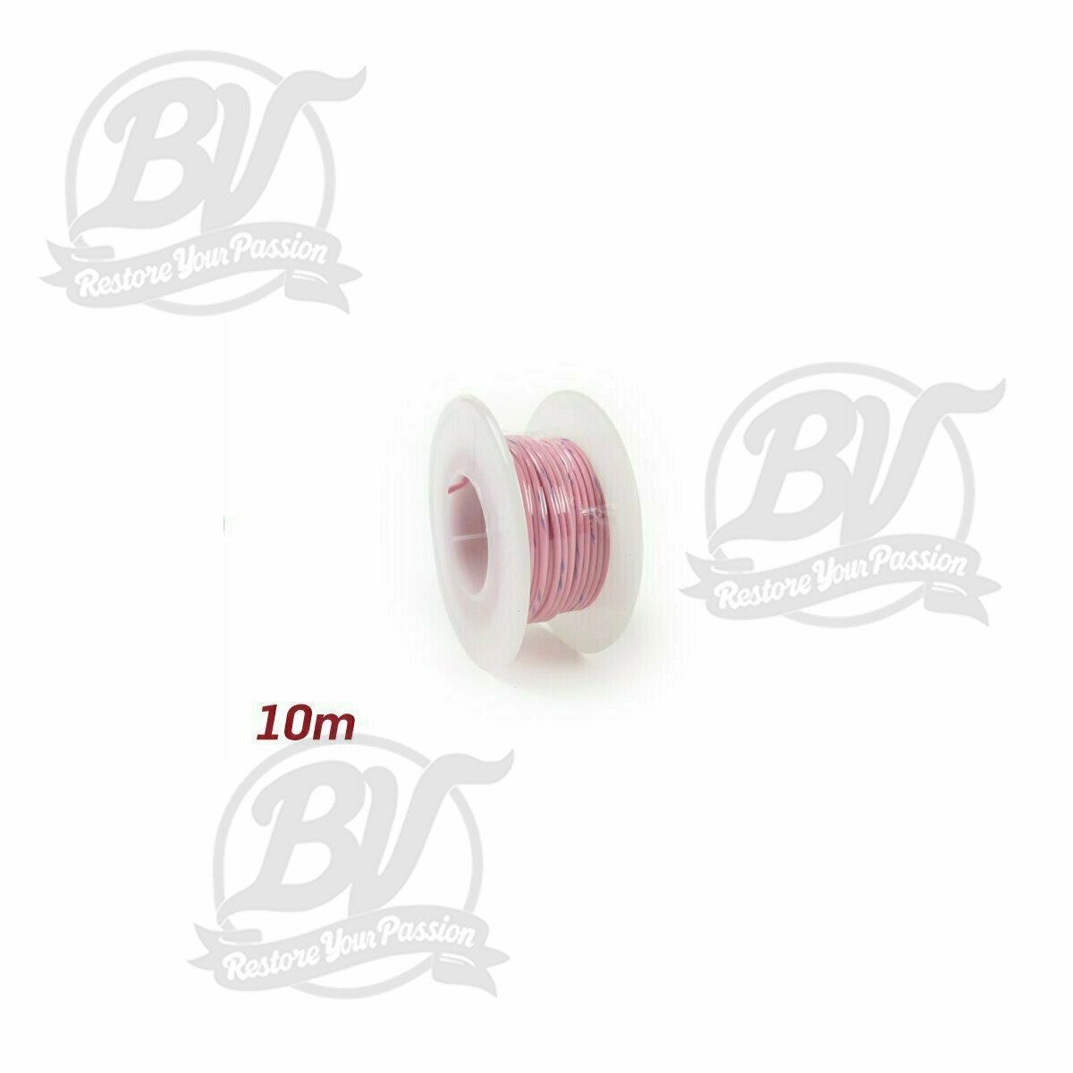 C&acirc;ble &eacute;lectrique rose 0,85mm&sup2; 10m