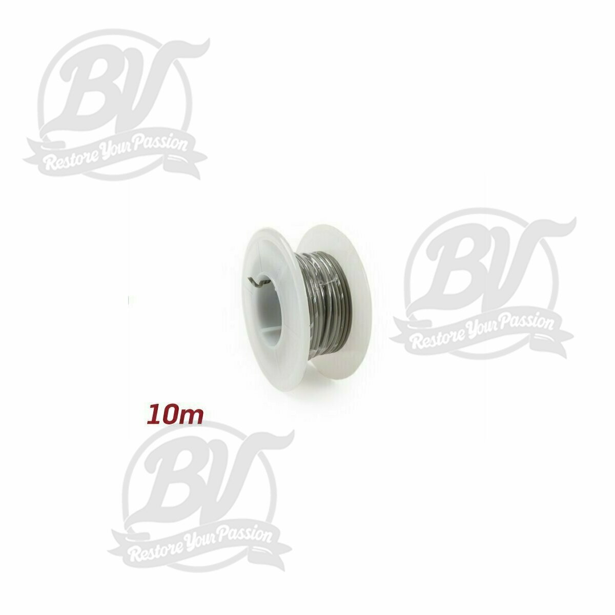 C&acirc;ble &eacute;lectrique gris 0,85mm&sup2; 10m
