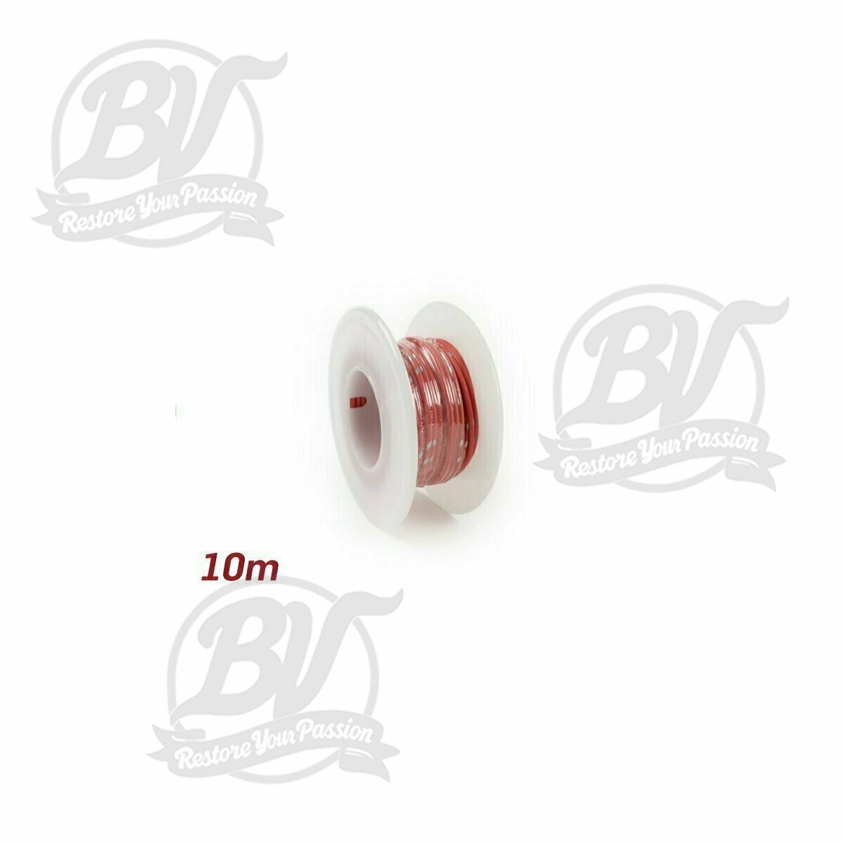 C&acirc;ble &eacute;lectrique rouge 0,85mm&sup2; 10m