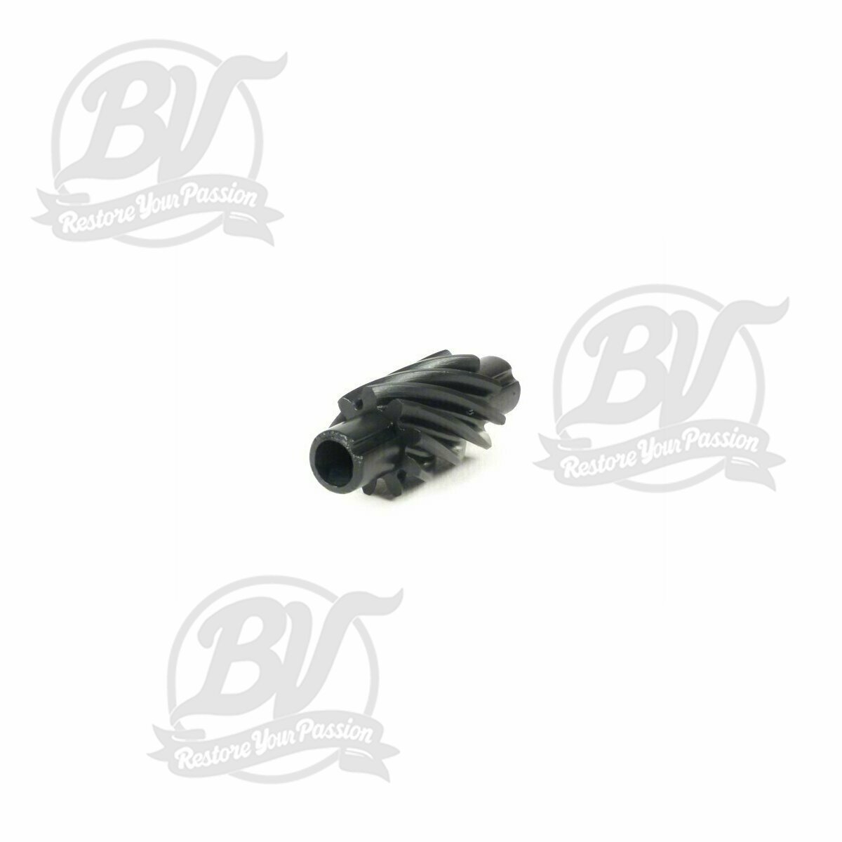 Pignon entraineur de compteur -BGM ORIGINAL- Vespa 9 dents, l= 31mm, carr&eacute; 2,7mm, noir (mont&eacute; sur Vespa V50, 50N, 50L, 50R (V5A1T, pneus 9 pouces)