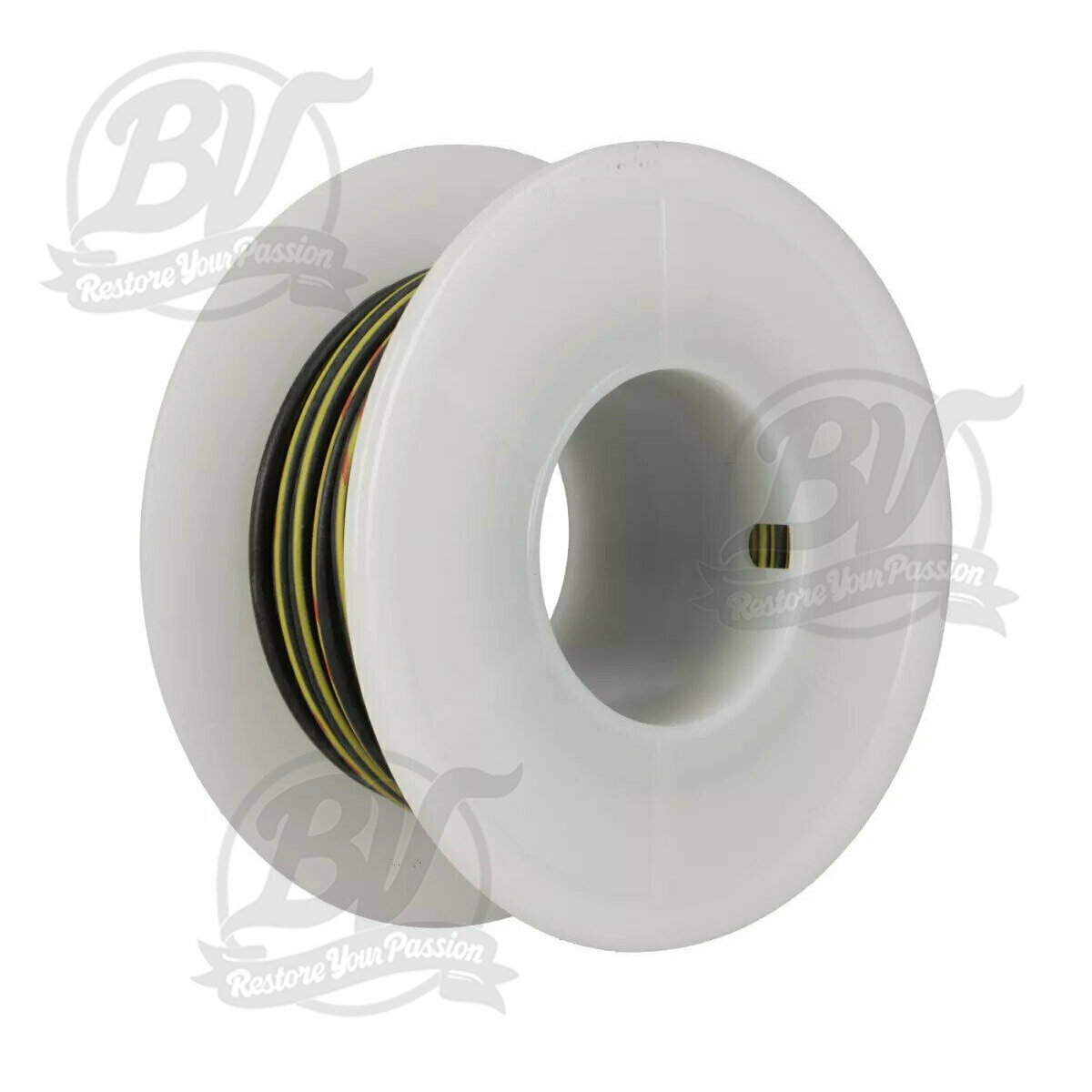C&acirc;ble &eacute;lectrique noir/jaune 0,85mm&sup2; 10m
