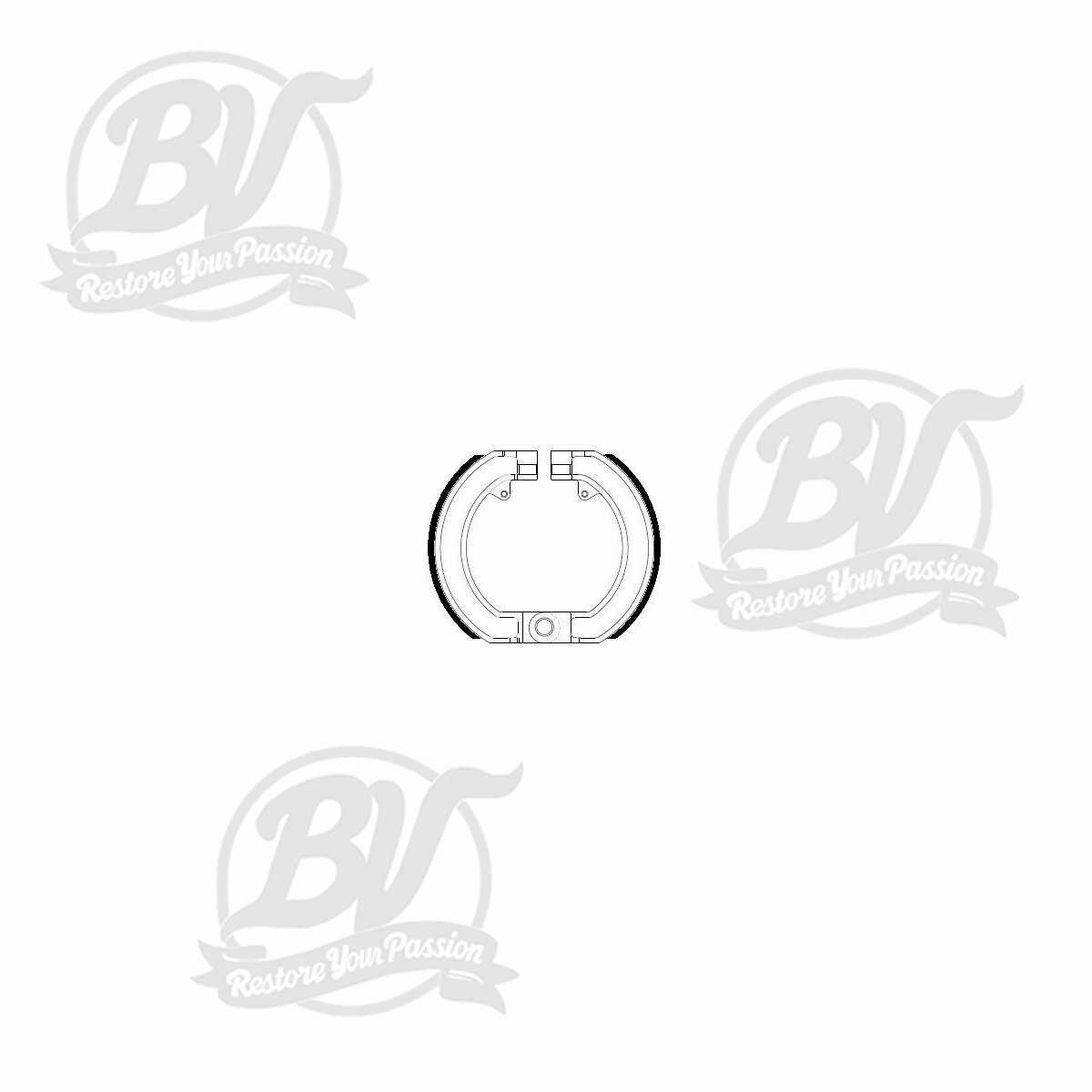 M&acirc;choires de frein Ferodo FSB869A &Oslash;=150x25mm Largeframe