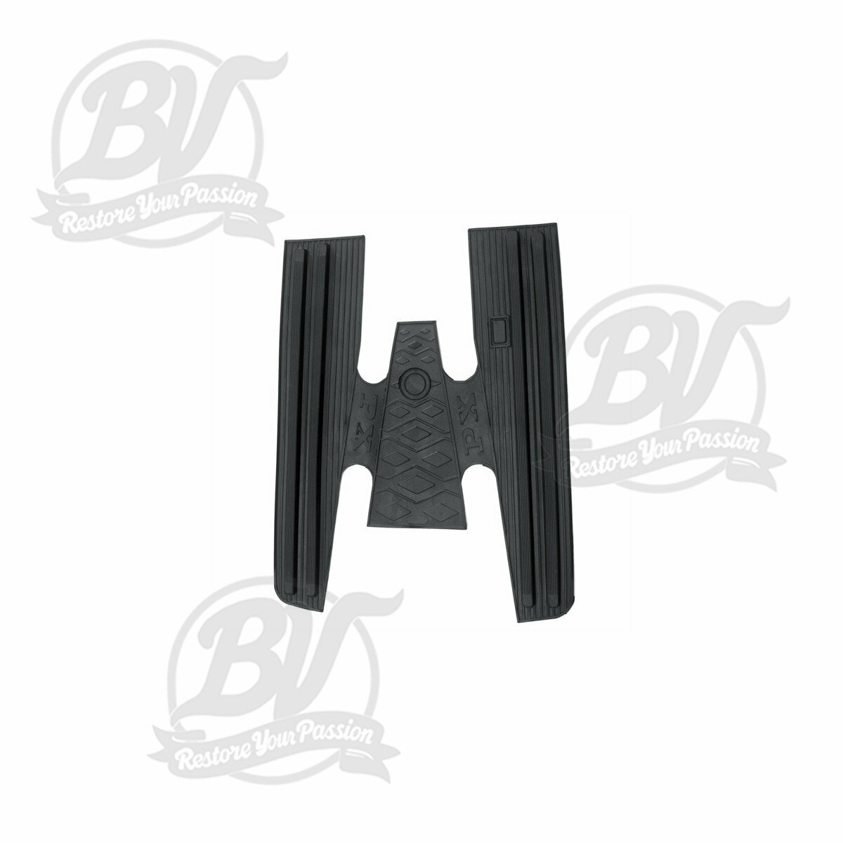 Tapis de plancher en caoutchouc noir Vespa Px 125-150-200cc