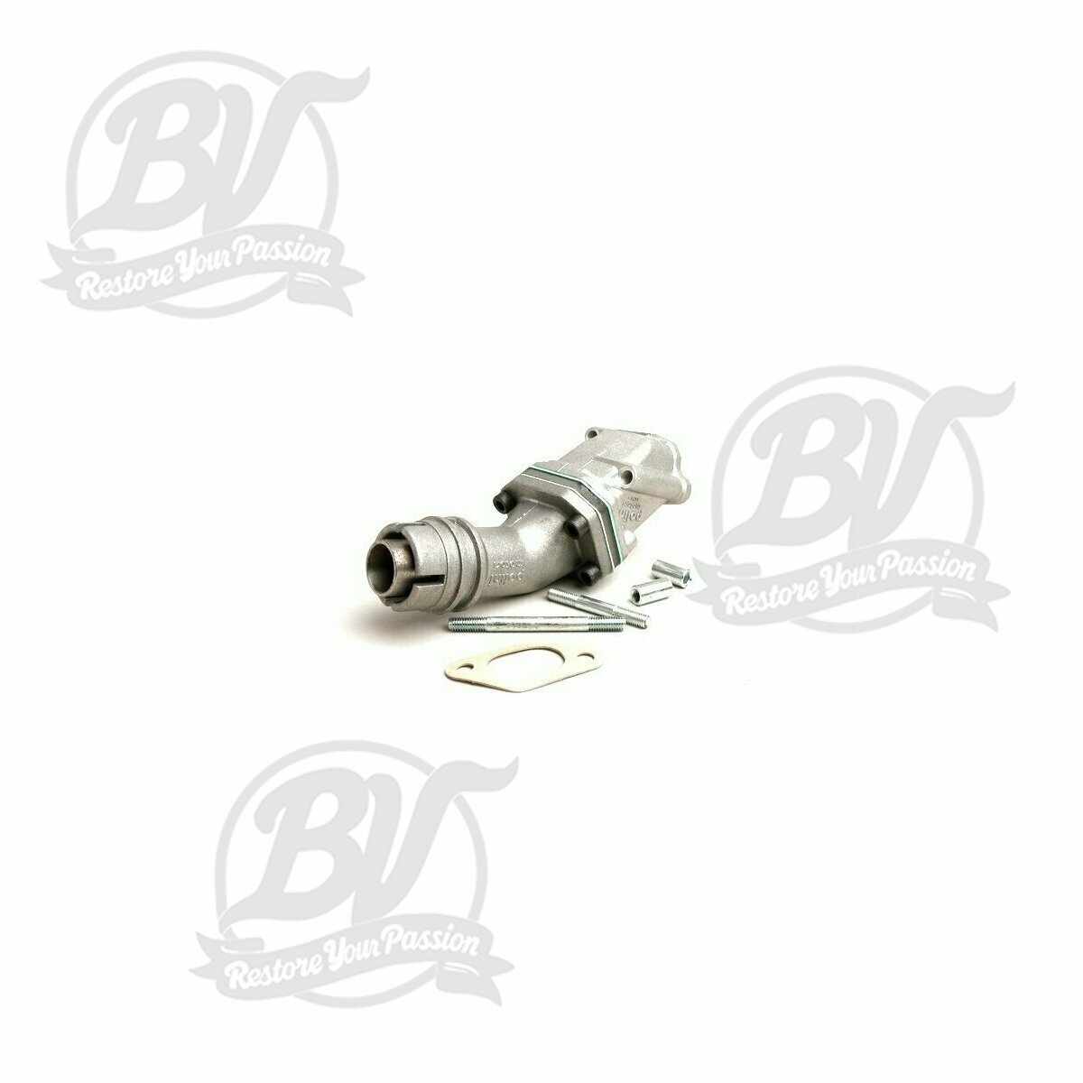 Pipe d'admission - pour clapet -POLINI clapet 2 trous- Vespa V50 - Dellorto SHB &Oslash;=16/16mm