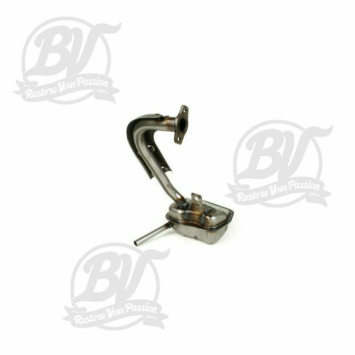Pot d'&eacute;chappement -SITO- Vespa V50, 50N, 50S, 50L, 50R, 50 Special, V50 Elestart, PV125