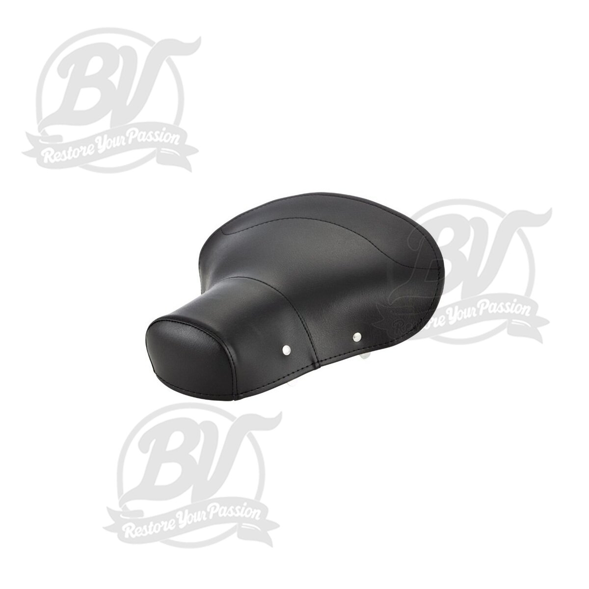 Housse de selle monoplace PASCOLI noir avant Vespa 150 Acma