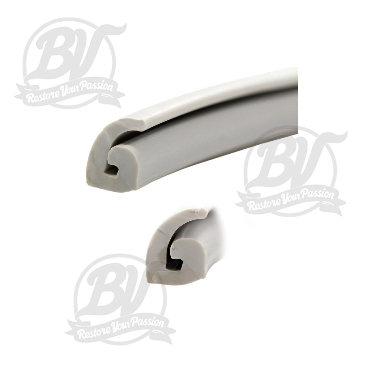 Caoutchouc ailes Ariete pour Vespa V30, V33T, VM1-2T, VN1-2T, VNA, VNB, VL, VB1T, VBA, VBB, GS150, gris, l=3000 mm
