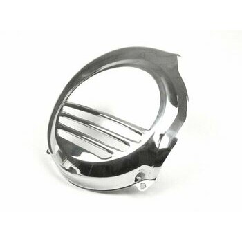 Cache turbine Vespa  inox - mod&egrave;les avec d&eacute;marreur &eacute;lectrique
