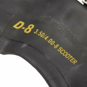 Chambre &agrave; air -CONTINENTAL 8 pouces- 3.50-8, 4.00-8 - position valve Vespa/Lambretta