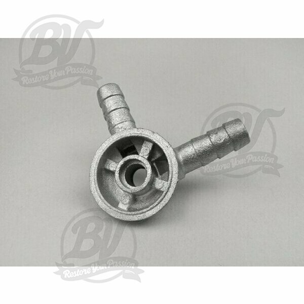 Arrivée d'essence Dell'Orto PHBH, PHBL 2 raccords 90° Vespa