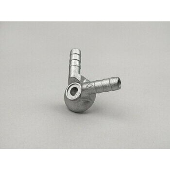 Arriv&eacute;e d'essence pour carburateur -DELLORTO- PHBH, PHBL - 2 raccords - 90&deg;