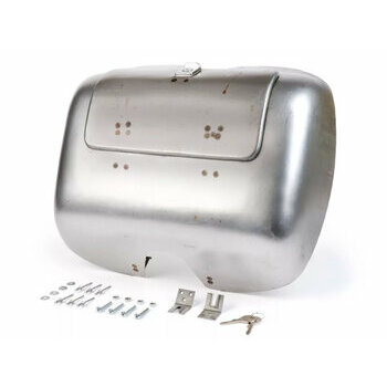 Compartiment &agrave; bagages -PREMIUM QUALIT&Eacute;, t&ocirc;le huil&eacute;e- Vespa Rally180 (VSD1T), Rally200 (VSE1T), TS125 (VNL3T) - &eacute;galement adapt&eacute; pour Sprint150 (VLB1T), GT125 (VNL2T), GTR125 (VNL2T), GL150 (VLA1T), Super (VNC1T/VBC1T)