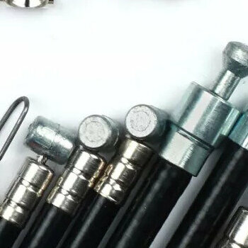 Set c&acirc;bles -BGM ORIGINAL, &acirc;me avec guidage en PE- Vespa PX Arcobaleno noir