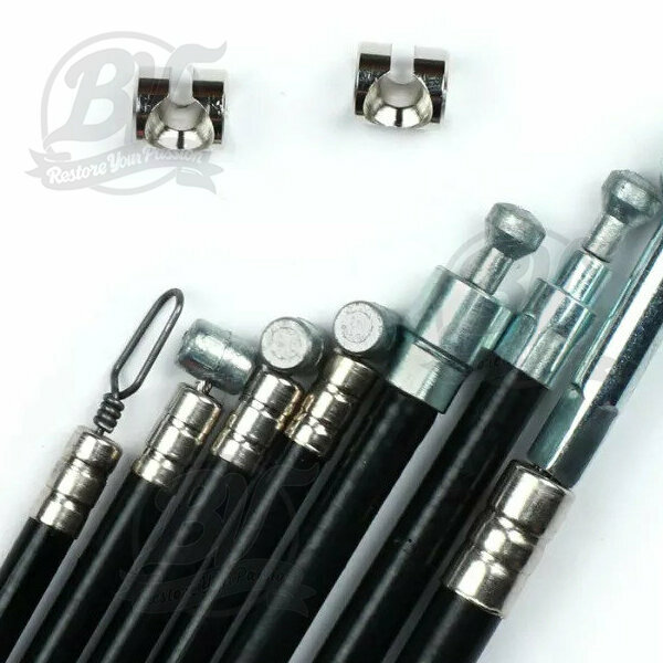 Set de câbles BGM Silk Liner gaine PE Vespa PX Arcobaleno (1984-) noir
