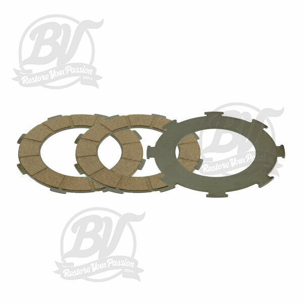 Kit 3 disques d'embrayage Ferodo FCD0554 Vespa PX200, Rally200, T5