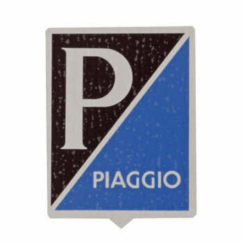 Embl&egrave;me rectangulaire RMS Classic pour bouclier avant Piaggio 080349