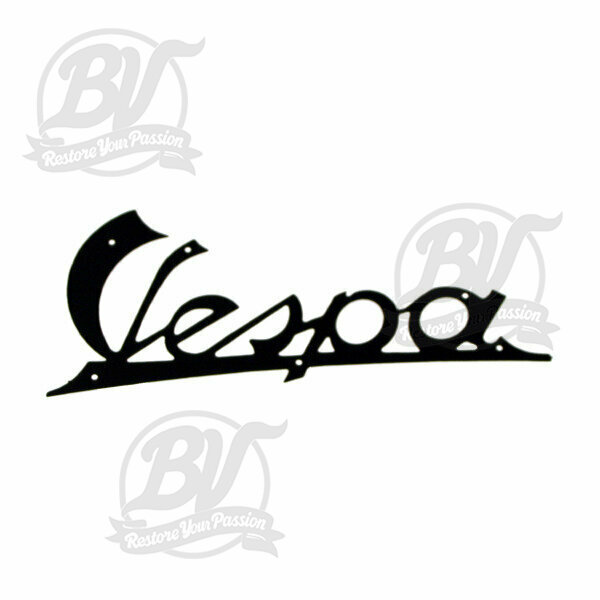 Insigne de bouclier avant Piaggio Vespa noir