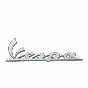 Insigne tablier  Vespa (99x33mm) - Vespa PX, GTL, GTS125, GTS Super, GTV, LX, LXV, S - auto-adh&eacute;sif