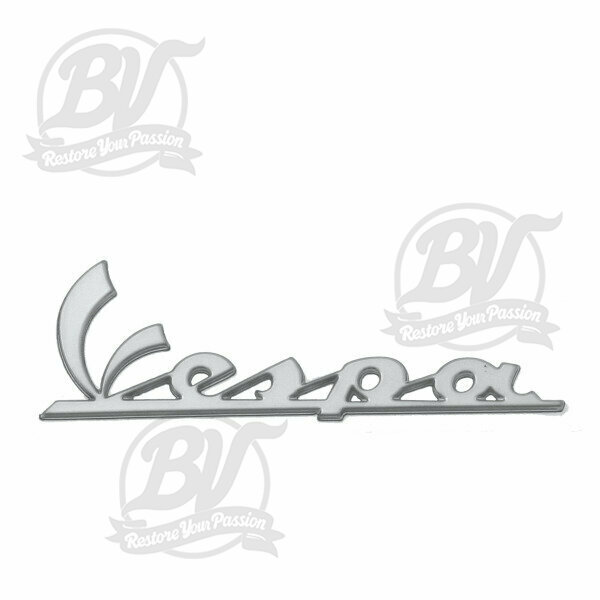 Insigne tablier Vespa (99x33mm) - Vespa PX, GTL, GTS125, GTS Super, GTV, LX, LXV, S - auto-adhésif