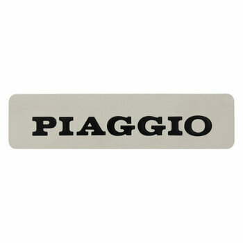 Insigne Piaggio aluminium 115x28 mm