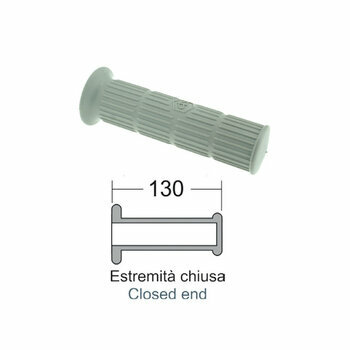 Paire de poign&eacute;es grises Piaggio Vespa PX