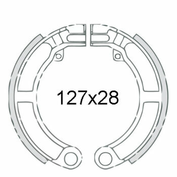 M&acirc;choires de frein arri&egrave;re RMS Vespa 125/150 Super, P150S