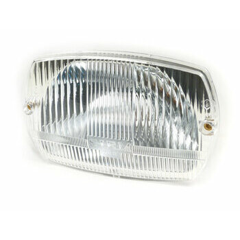 Optique de phare rectangulaire (homologu&eacute; DGM)- Vespa V50 Special - ampoule 15W