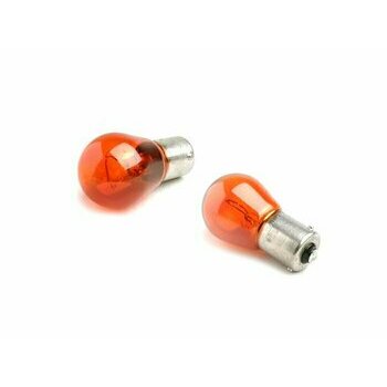 Ampoule BAU15s (pointes pas en face, ba&iuml;onnettes) - 12V 21W - orange