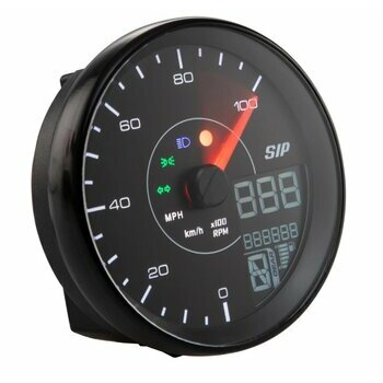 Compte-tours/compteur de vitesse SIP TACHO KARACHO pour Vespa PX80-200 E Lusso/'98/MY/'11, convient &eacute;galement pour Vespa GTV/GT 60 125-300ccm