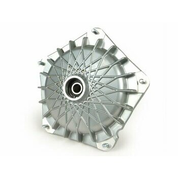 Tambour de frein avant 10 pouces -GRIMECA NT- Vespa PX (1982-1997), T5 125cc, PK S, PK XL, PK XL2 - &Oslash;=20mm - argent&eacute;